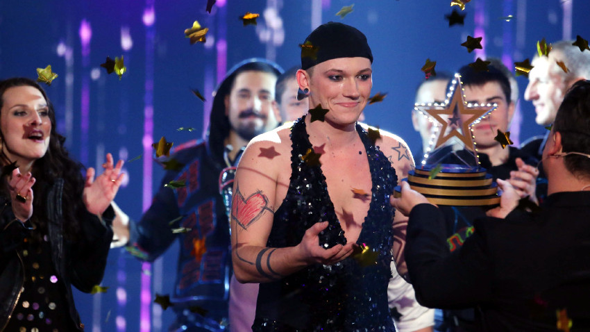 Marcel Kaupp AKA Marcella Rockafella in Supertalent finale